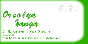 orsolya hanga business card